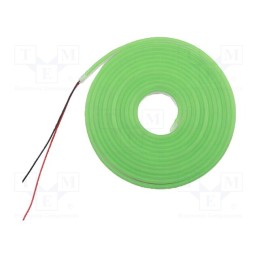 5 m x IPIXEL LED - N006120BC1LZ (GREEN) - NEON LED tape, green, 2835, 24V, LED/m: 120, 6mm, IP65, 8W/m