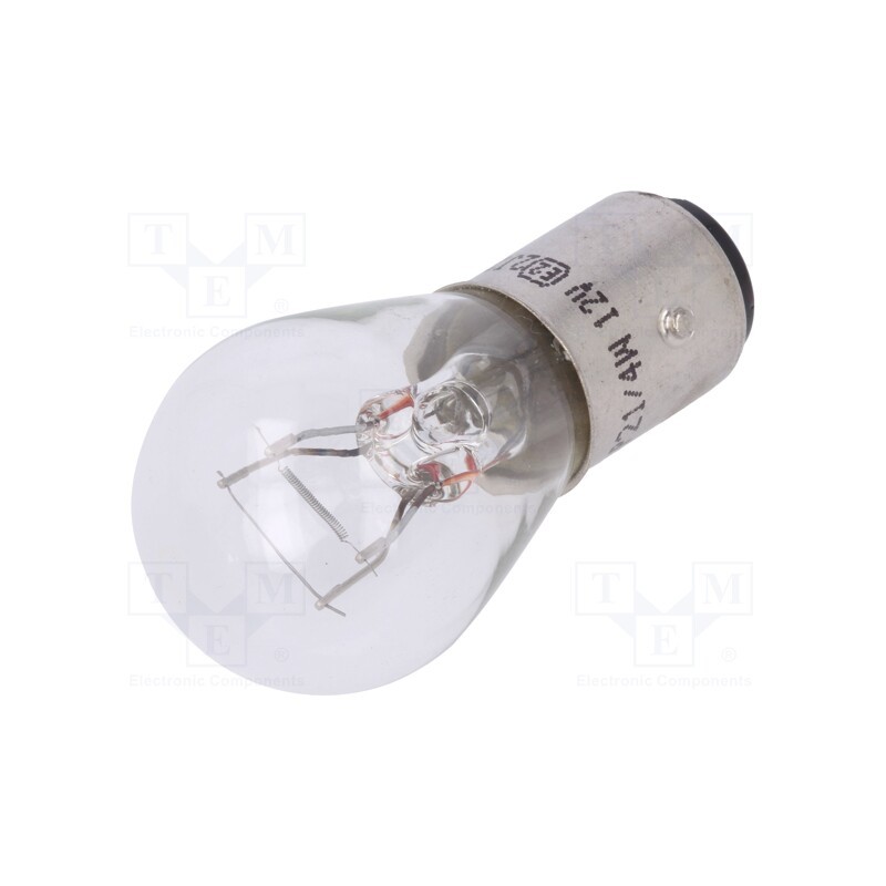 5 pcs x LUCAS - LLB566T - Filament lamp: automotive, BAZ15D, transparent, 12V, 21/4W, LLB