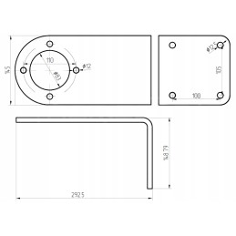 Bracket for mounting the multiplier to the base