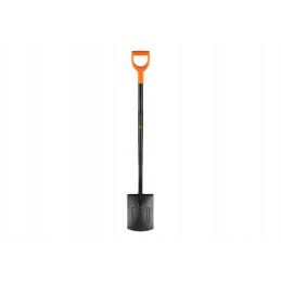 Straight spade on a metal handle, teger motoge