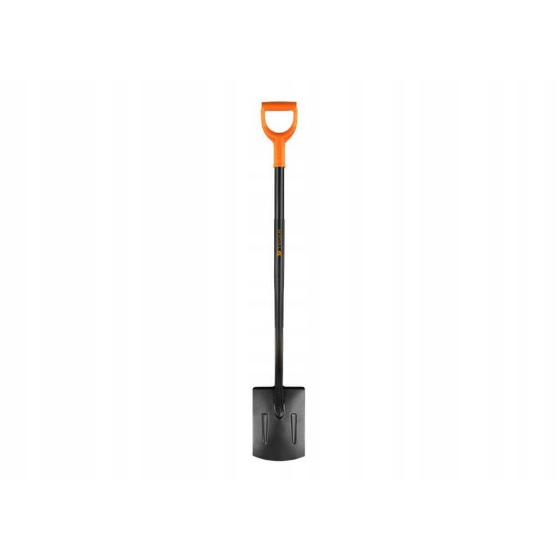 Straight spade on a metal handle, teger motoge