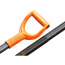 Straight spade on a metal handle, teger motoge