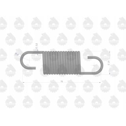 Gas pedal spring sold for 10c 330 origs