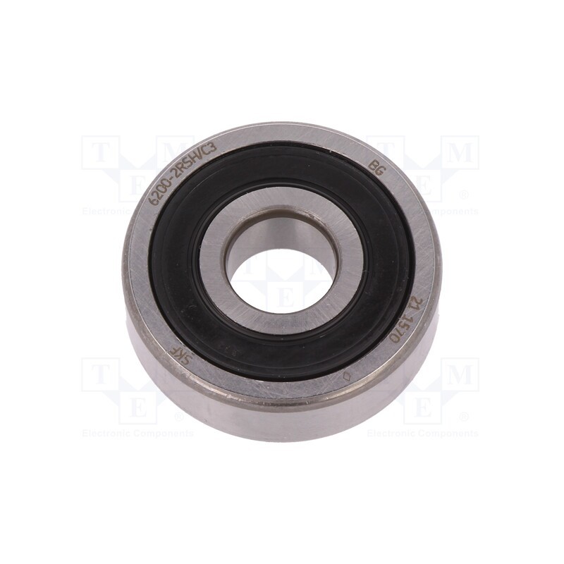 1 pcs x SKF - 6200-2RSH/C3 SKF - Bearing: single row deep groove ball, Øint: 10mm, Øout: 30mm