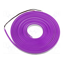5 m x IPIXEL LED - N006120BC1LZ (VIOLET) - NEON LED tape, violet, 2835, 24V, LED/m: 120, 6mm, IP65, 8W/m
