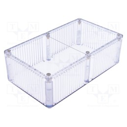 1 pcs x HAMMOND - 1591ETCL - Enclosure: multipurpose, X: 110mm, Y: 191mm, Z: 57mm, 1591, IP54