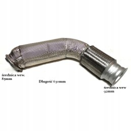 Muffler elbow with insulation john deere re214149