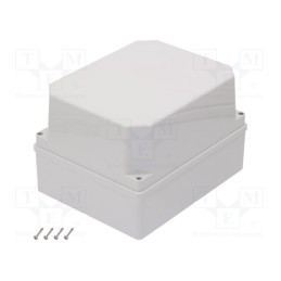 1 pcs x PAWBOL - OL 20043 - Enclosure: multipurpose, X: 200mm, Y: 250mm, Z: 160mm, ABS, grey, IP65