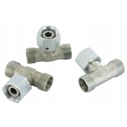 T-connector with symmetrical nut m12x1 5 6
