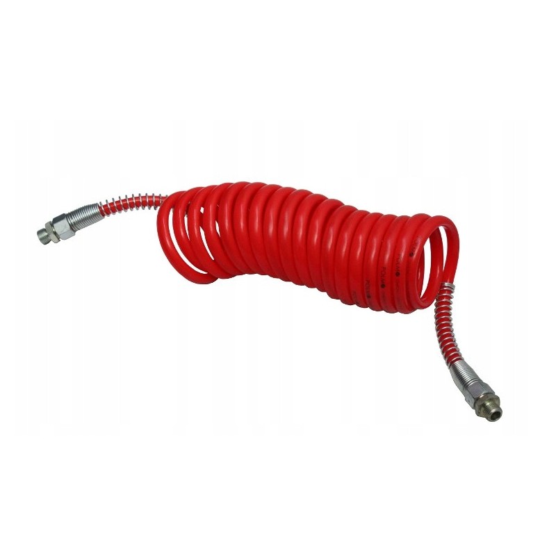 Spiral cable m16x1 5 4 5m red Polmo