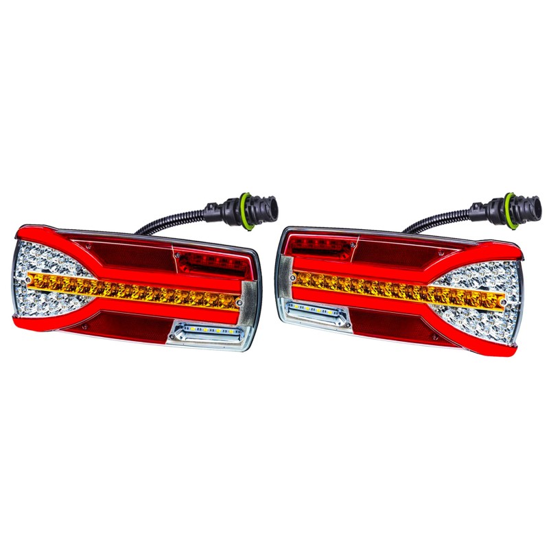 Rear lamp of the bus truck semi-trailer agro LED 2x