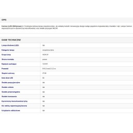Rear lamp of the bus truck semi-trailer agro LED 2x
