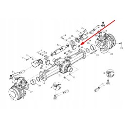 Tl02311010012 hydraulic cylinder mounting