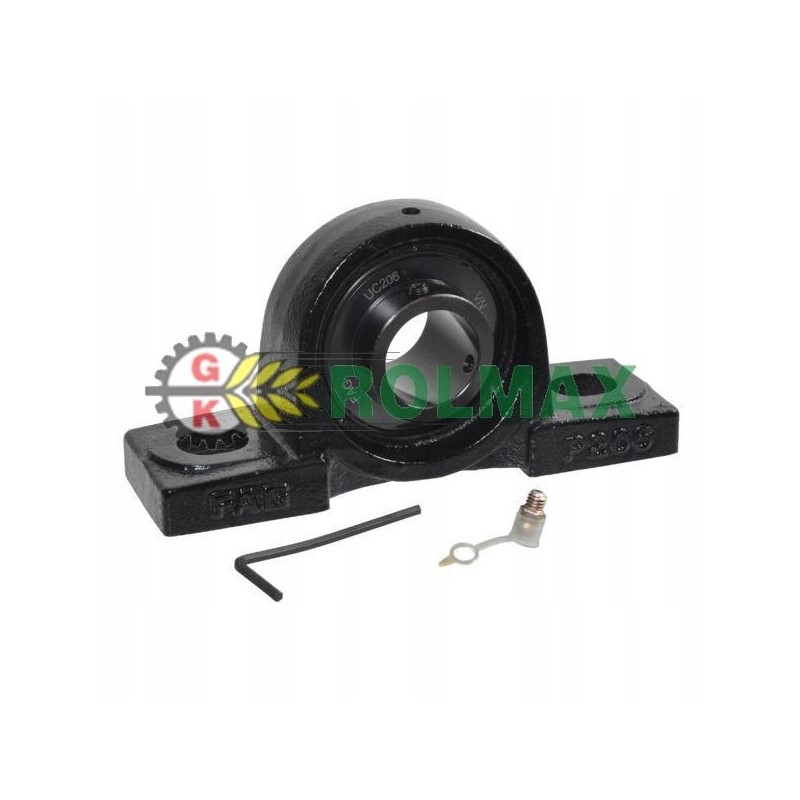 Bearing with vertical housing, complete ucp205