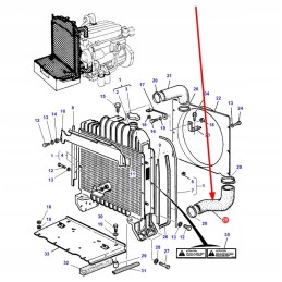 3619026m1 cooling system pipe