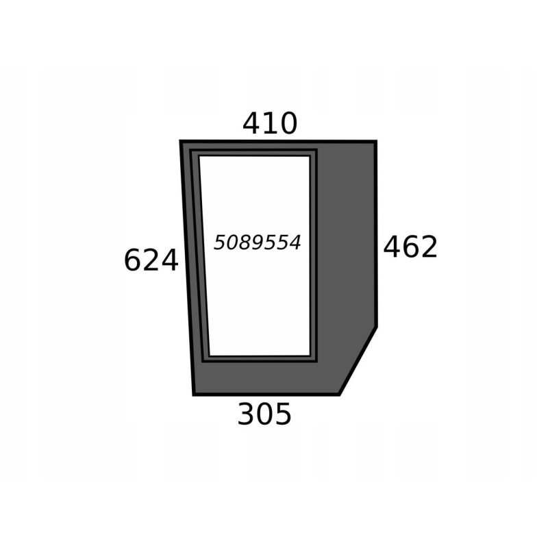 Windshield lower right left case 5089554 50929