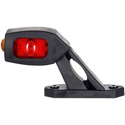 Diagonal marker lamp, red and white, LED 12v 24v