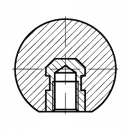 Plastic ball 8mm granite