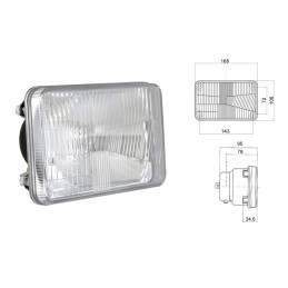 Headlight lamp Case John Deere 02084