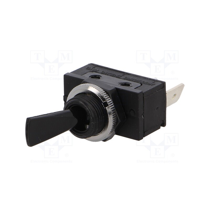 1 pcs x BULGIN - C1700HO - Switch: toggle, Pos: 2, SPST, ON-OFF, 16A/250VAC, 28A/28VDC, IP40