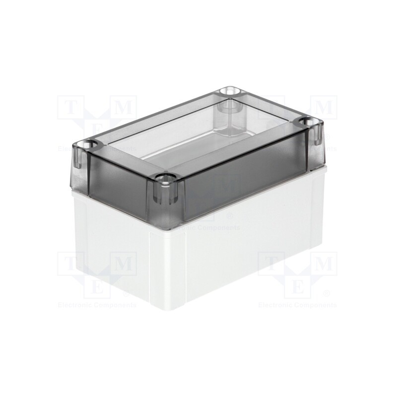 1 pcs x FIBOX - PC 100/75 HT - Enclosure: multipurpose, X: 80mm, Y: 130mm, Z: 75mm, MNX, grey, IK08