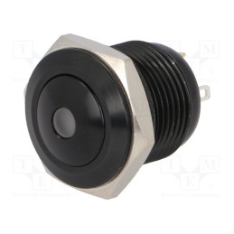 1 pcs x ONPOW - GQ16B-10D/J/Y/24V/A - Switch: vandal resistant, Pos: 2, SPST-NO, 2A/36VDC, IP65, OFF-(ON)