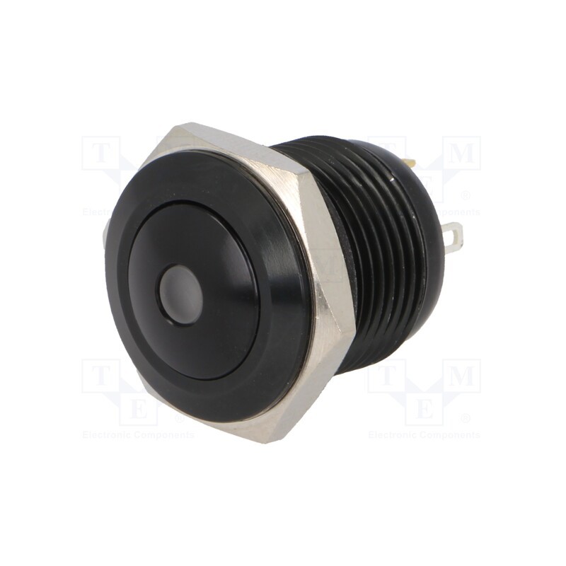 1 pcs x ONPOW - GQ16B-10D/J/Y/24V/A - Switch: vandal resistant, Pos: 2, SPST-NO, 2A/36VDC, IP65, OFF-(ON)