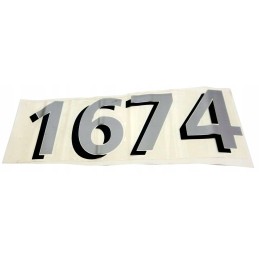 Sign 1674, gray, small