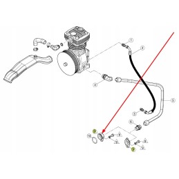 0011212201 pneumatic hose housing