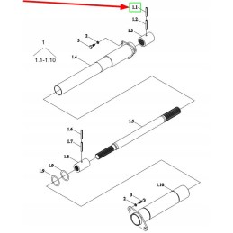 Gbt879 1 3x40 spring pins 3 8 x 40 mm