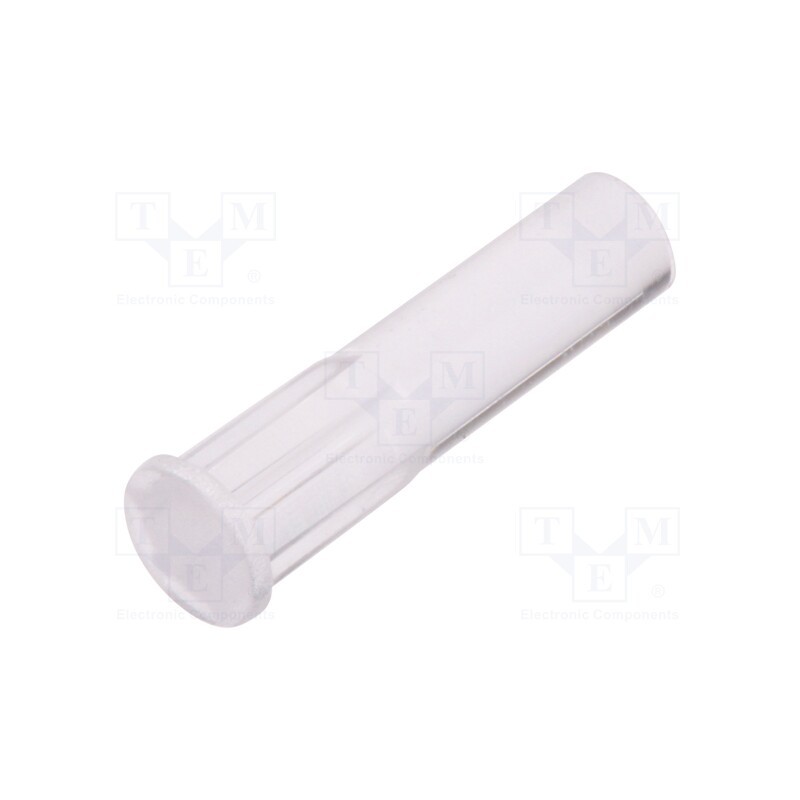 10 pcs x FIX&FASTEN - FIX-LEM-167 - Fiber for LED, round, Ø3.2mm, Front: flat, straight, UL94V-2