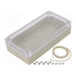 1 pcs x HAMMOND - RP1165C - Enclosure: multipurpose, X: 85mm, Y: 165mm, Z: 40mm, Ritec, ABS, IP65