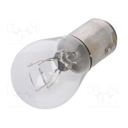 5 pcs x ELTA - EB0566TB - Filament lamp: automotive, BAZ15D, transparent, 12V, 21/4W