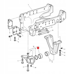 Metal bushing massey ferguson 3712072m1 bepco