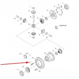 Ft300 38 185 differential gear screw