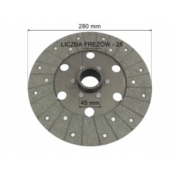Clutch disc, 2nd stage 46 51 106 1 46511061 004