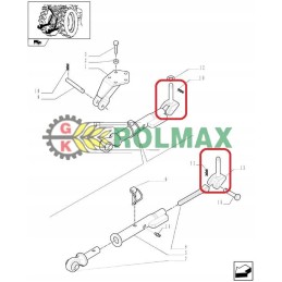 New Holland T6000 T7 Case Forks 87382848