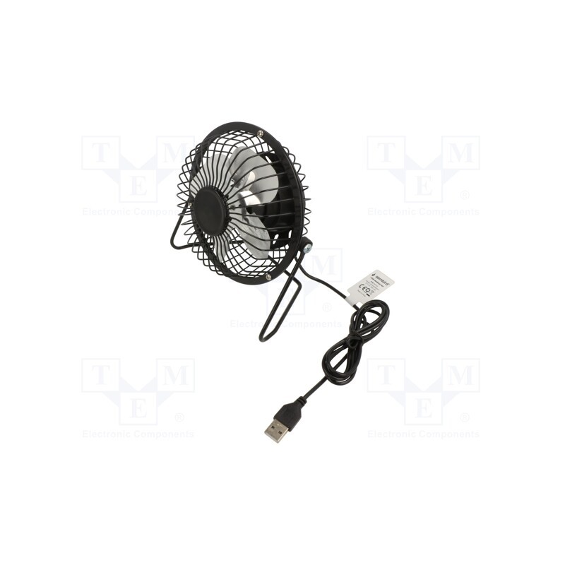 1 pcs x GEMBIRD - NF-03 - Fan, black, USB A, 1m