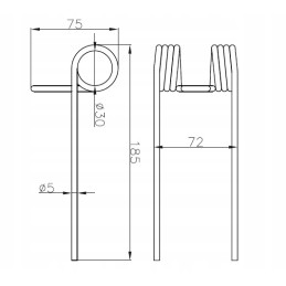 Deutz Fahr WE310 self-loading wagon finger