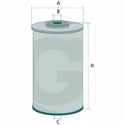 Fuel filter 13mm 83mm 8001023 granite