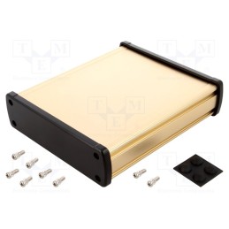 1 pcs x GAINTA - ALUG706GD160 -AS - Enclosure: multipurpose, X: 146.6mm, Y: 169mm, Z: 41.6mm, aluminium