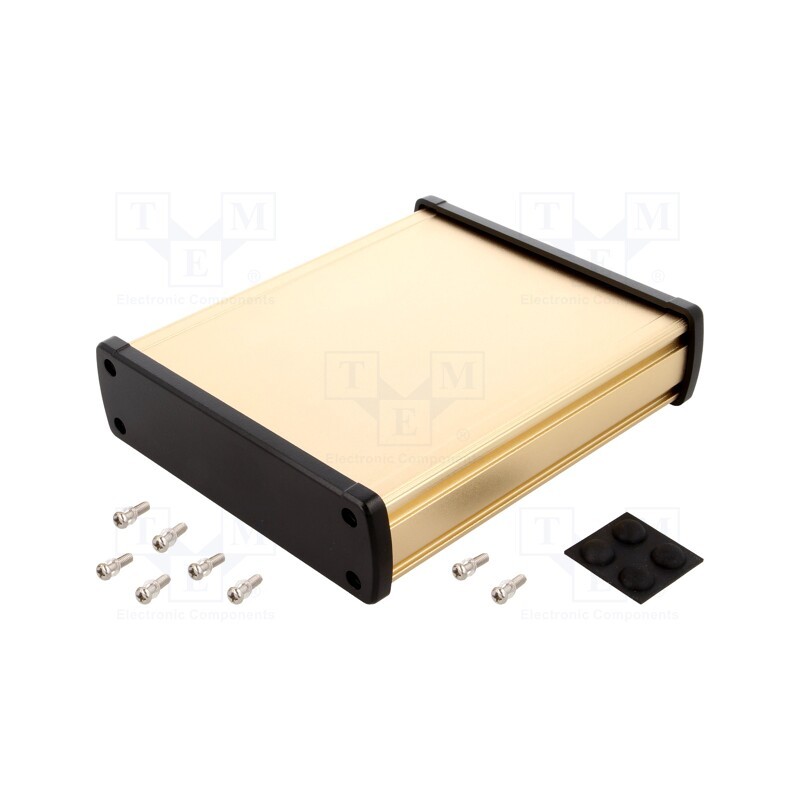 1 pcs x GAINTA - ALUG706GD160 -AS - Enclosure: multipurpose, X: 146.6mm, Y: 169mm, Z: 41.6mm, aluminium