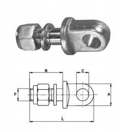 Stabilizer bolt just m20x2 5