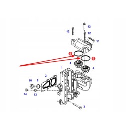 F119200050050 thermostat seal ring