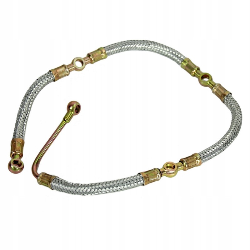 Flexible catchment pipe with metal braid C 360 nadm