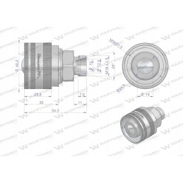 Bizon plug valve m18x1 5 screwed zsr6160102