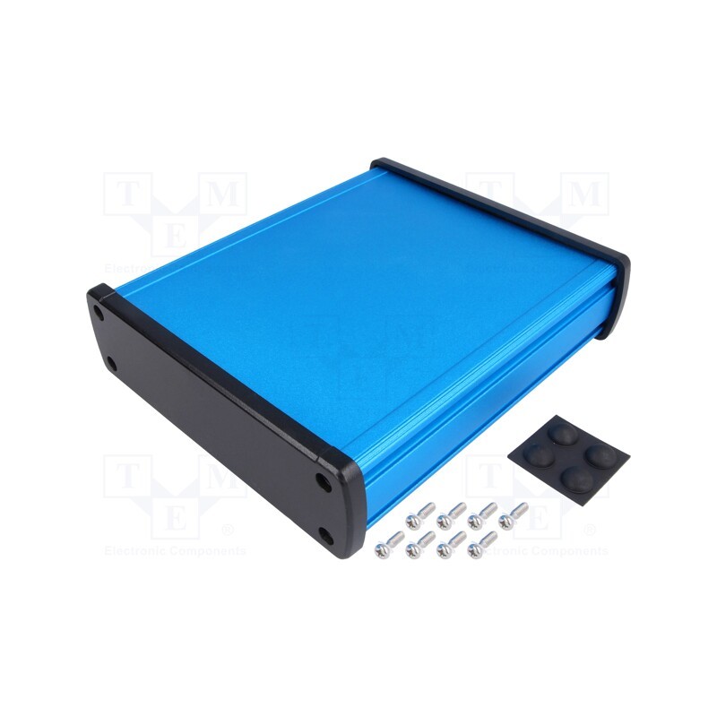 1 pcs x GAINTA - ALUG706BU160 -AS - Enclosure: multipurpose, X: 146.6mm, Y: 169mm, Z: 41.6mm, aluminium