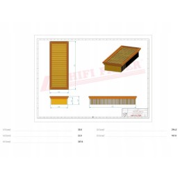 Cabin filter sc90141 hifi replacement re195491