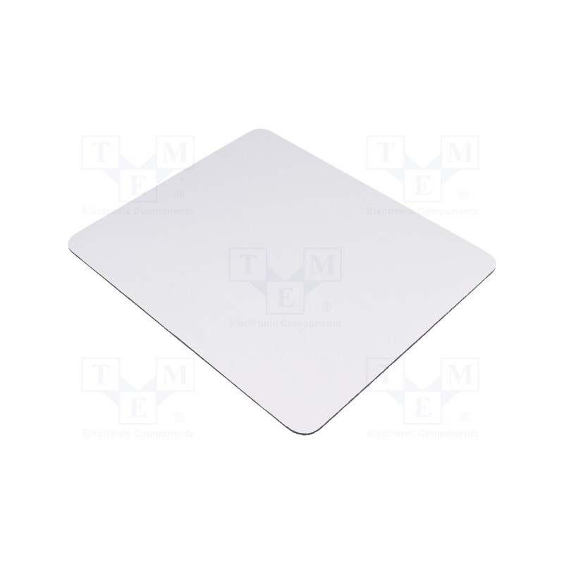 1 pcs x GEMBIRD - MP-PRINT-M - Mouse pad, white, Features: labelling-friendly surface