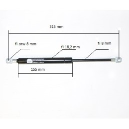 Zetor 24380 roof gas spring